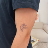 Tatuaje Cabeza de Serpiente Tradicional