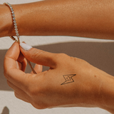 Tatuaje Rayo con Smiley