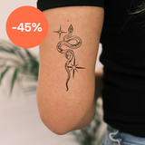 Tatuaje Serpiente Ornamental