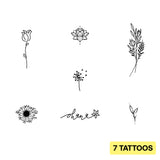 Pack Tatuajes de Flores