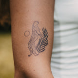 Tatuaje Jaguar en un Árbol