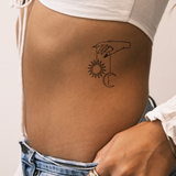 Tatuaje Marioneta Sol y Luna