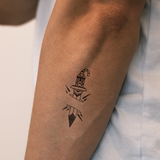 Tatuaje Daga Blackwork