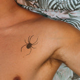 Tatuaje Araña Vista desde Arriba