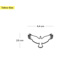 Tatuaje Águila desde Arriba