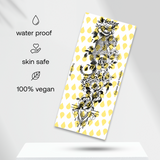 Tatuaje Manga Leopardo y flores