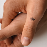 Tatuaje Corona con Círculo