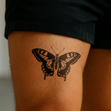 Tatuaje Mariposa Blackwork