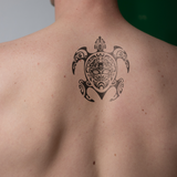 Tatuaje Tortuga Maorí