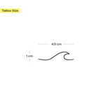 Spitze Welle Tattoo