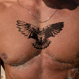 Tatuaje Búho Oscuro