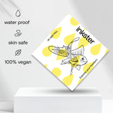 Tatuaje Floral con pez dorado