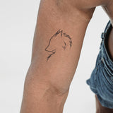 Tatuaje Cabeza de Lobo