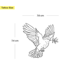 Tatuaje Paloma de la paz
