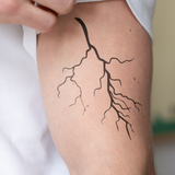 Tatuaje Rayo Oscuro