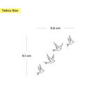 Tatuaje Pájaros volando