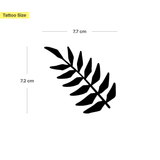 Tatuaje Hoja grande
