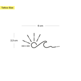 Tatuaje Sol con Ola