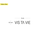 Tatuaje Vis Ta Vie & Why No - Pack Doble