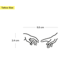 Tatuaje La Creación de Adán