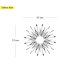 Tatuaje Sol resplandeciente