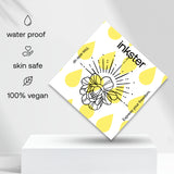 Tatuaje Sol y flor de loto