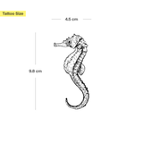 Tatuaje Caballito de mar grande