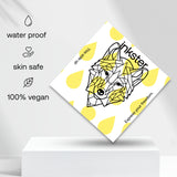 Tatuaje Lobo geométrico grande