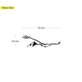 Tatuaje Montaña con Águila