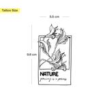 Tatuaje Polaroid - Nature growing is a process