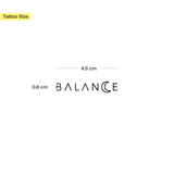 Tatuaje Balance Luna & Fases Lunares - Pack Doble