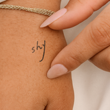 Tatuaje Shy