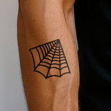 Tatuaje Telaraña Grande