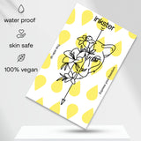 Tatuaje Mitad león y mitad flores