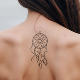 Tatuaje Atrapasueños grande