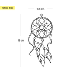 Tatuaje Atrapasueños grande