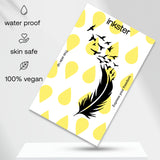 Tatuaje Pluma con pájaros