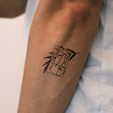 Tatuaje Proporción Áurea Planta
