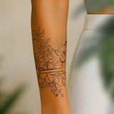 Tatuaje Manga Anhelo de la Diosa Lunar