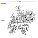 Tatuaje Manga Anhelo de la Diosa Lunar