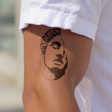 Tatuaje Estatua Mujer Griega