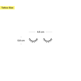Wimpern Tattoo