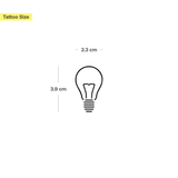 Tatuaje Bombilla