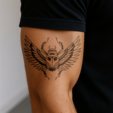 Tatuaje Escarabajo Pelotero Grande