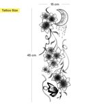 Tatuaje Manga Cerezos bajo la Luz de la Luna