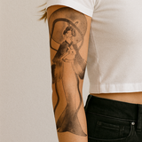 Tatuaje Manga Anhelo de la Diosa Lunar