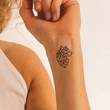 Tatuaje Tigre Geométrico