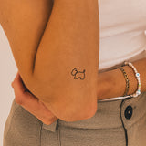 Tatuaje Silueta Terrier