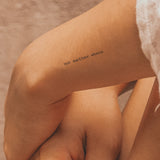 Tatuaje No Matter Where