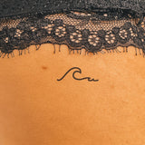 Tatuaje Ola de un Trazo